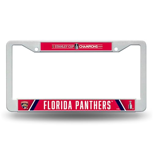 Rico Industries NHL Hockey Florida Panthers 2024 Stanley Cup Champions 12' x 6' Plastic Car Frame