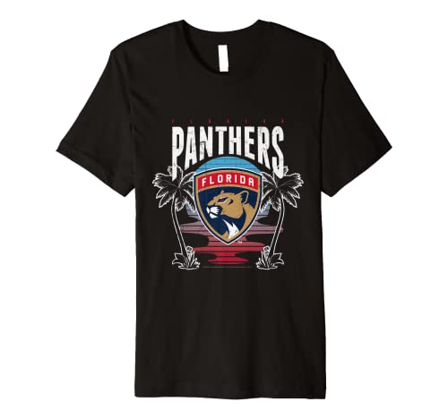 Calhoun NHL Surf & Skate Florida Panthers Beach Sunset Premium T-Shirt
