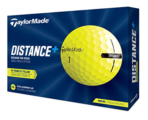 TaylorMade Distance+ Yellow Golf Balls