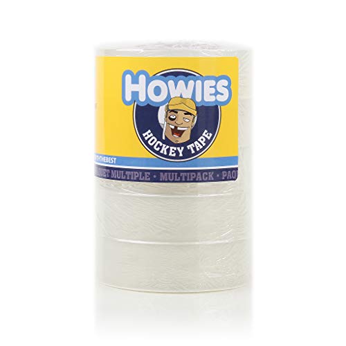 Howies Hockey Tape 5 Roll Pack of Hockey Shin Pad Tape (Clear (5))