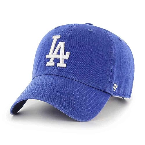 47 Brand Los Angeles LA Dodgers Clean Up Hat Cap Home Royal/White